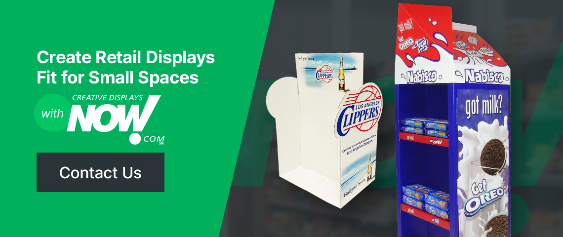 Create Retail Displays Fit for Small Spaces With Creative Displays Now